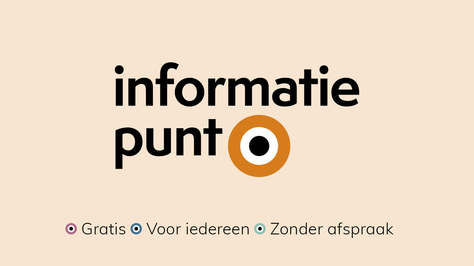 Het informatiepunt helpt je